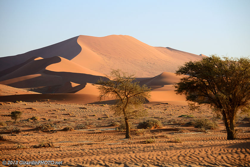 Le long de la deep sand road