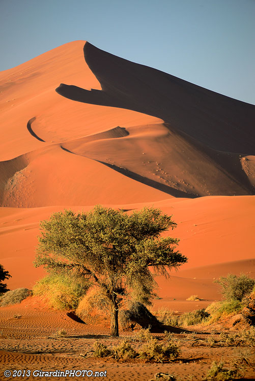 Le long de la deep sand road