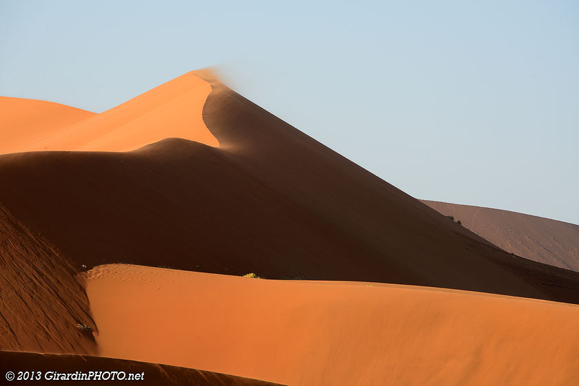 Le vent souffle sur les crêtes