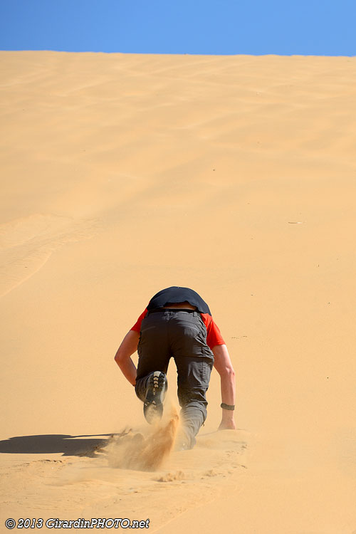 Plus facile à la descente qu'à la montée !