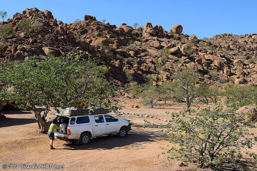Emplacement de camping à Mowani Montain lodge