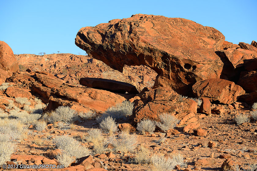 Lion's mouth rock formation