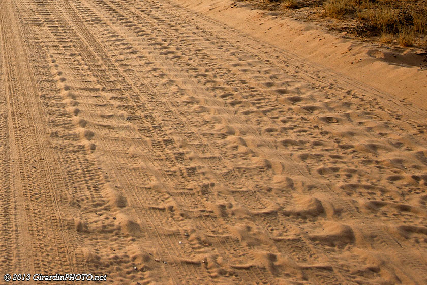 piste façon tôle ondulée corrugated
