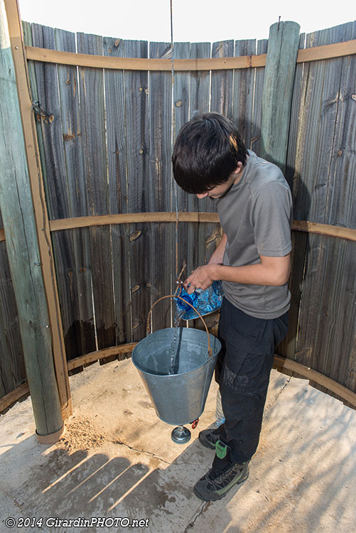 Preparation de la douche