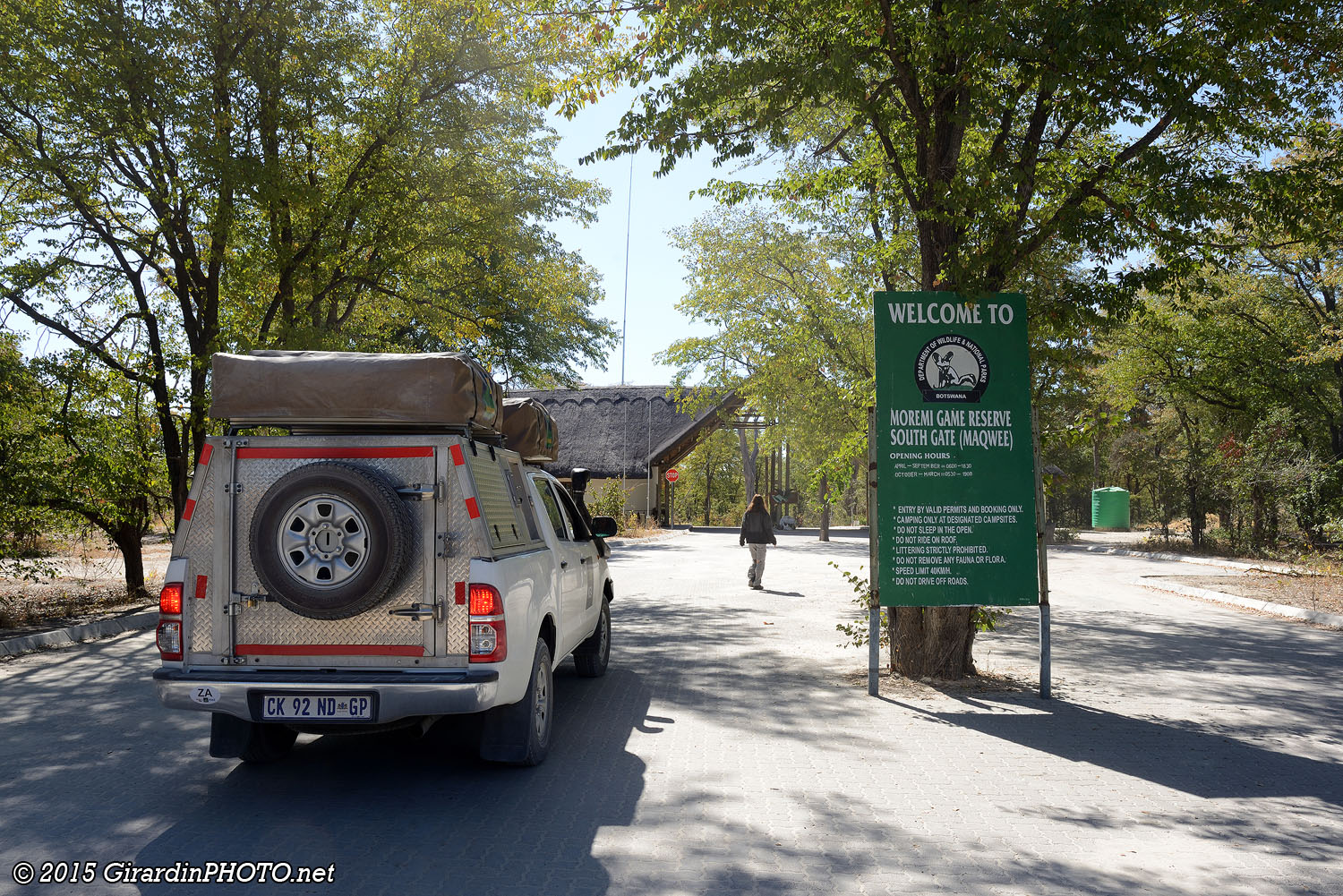 Arrivés au Moremi Game Reserve