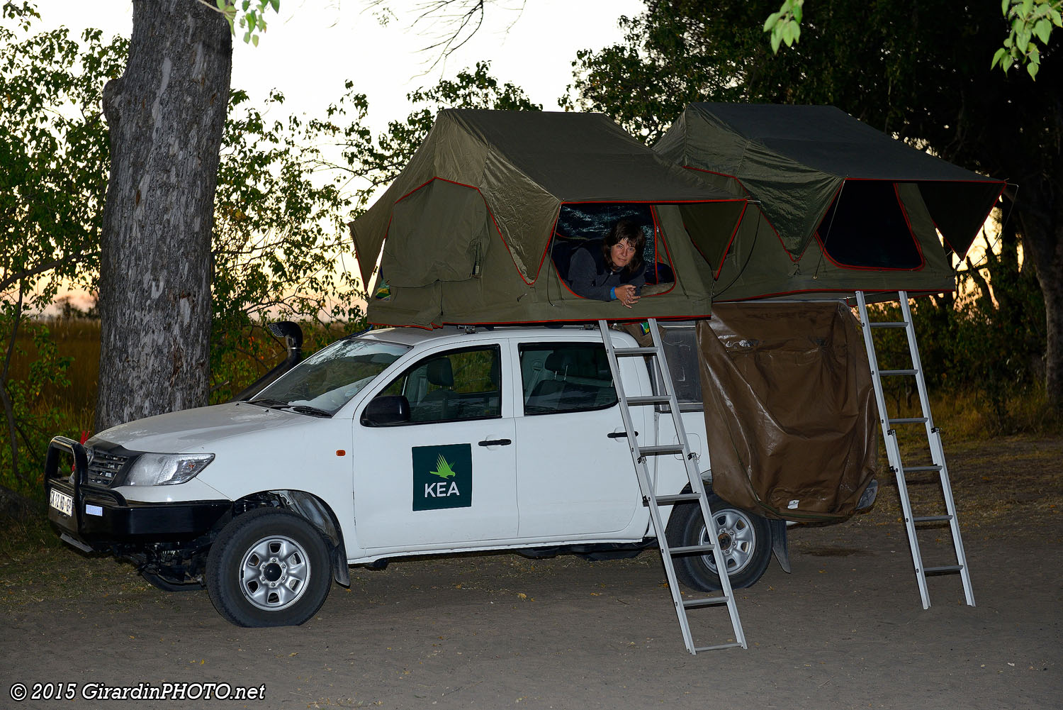 Reveil sur les bords de l'Okavango