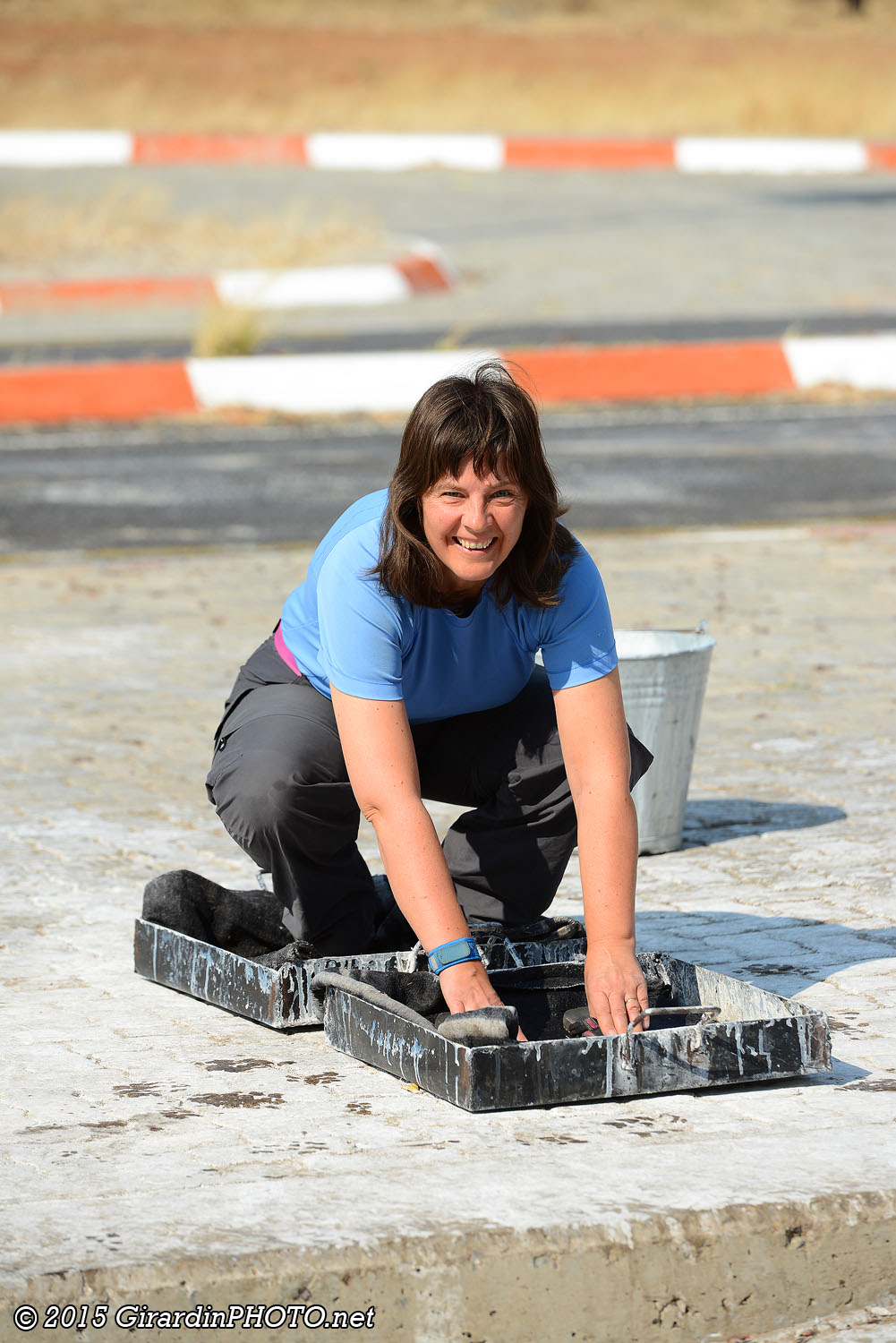 Nettoyage des chaussures à la barrière vétérinaire