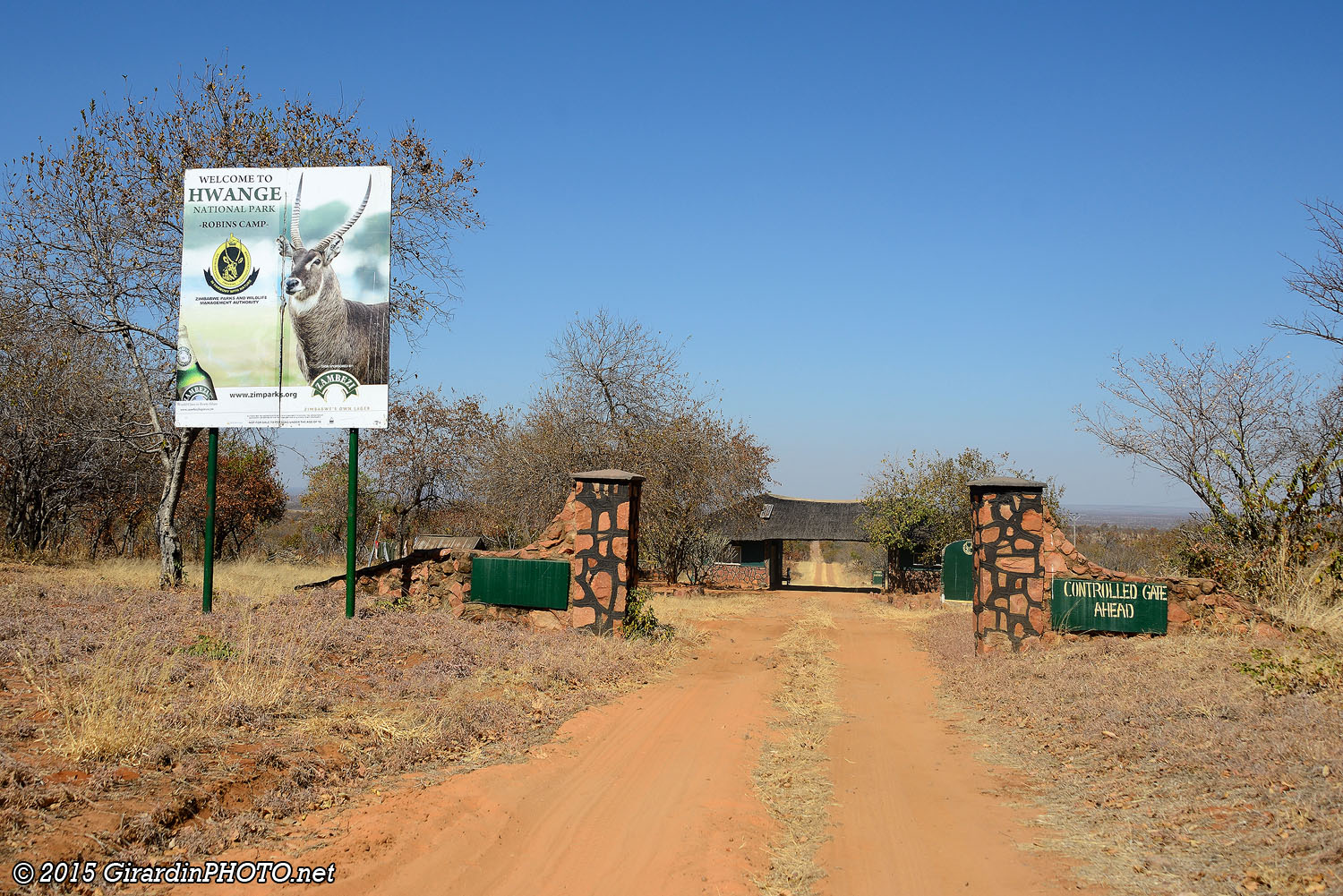 Gate Hwange National Park