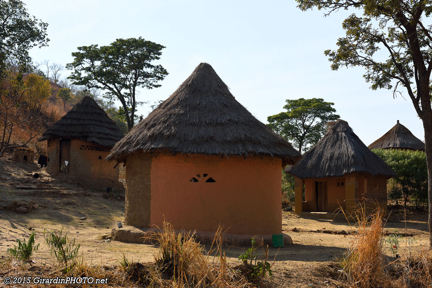 Habitations typiques du Zimbabwe