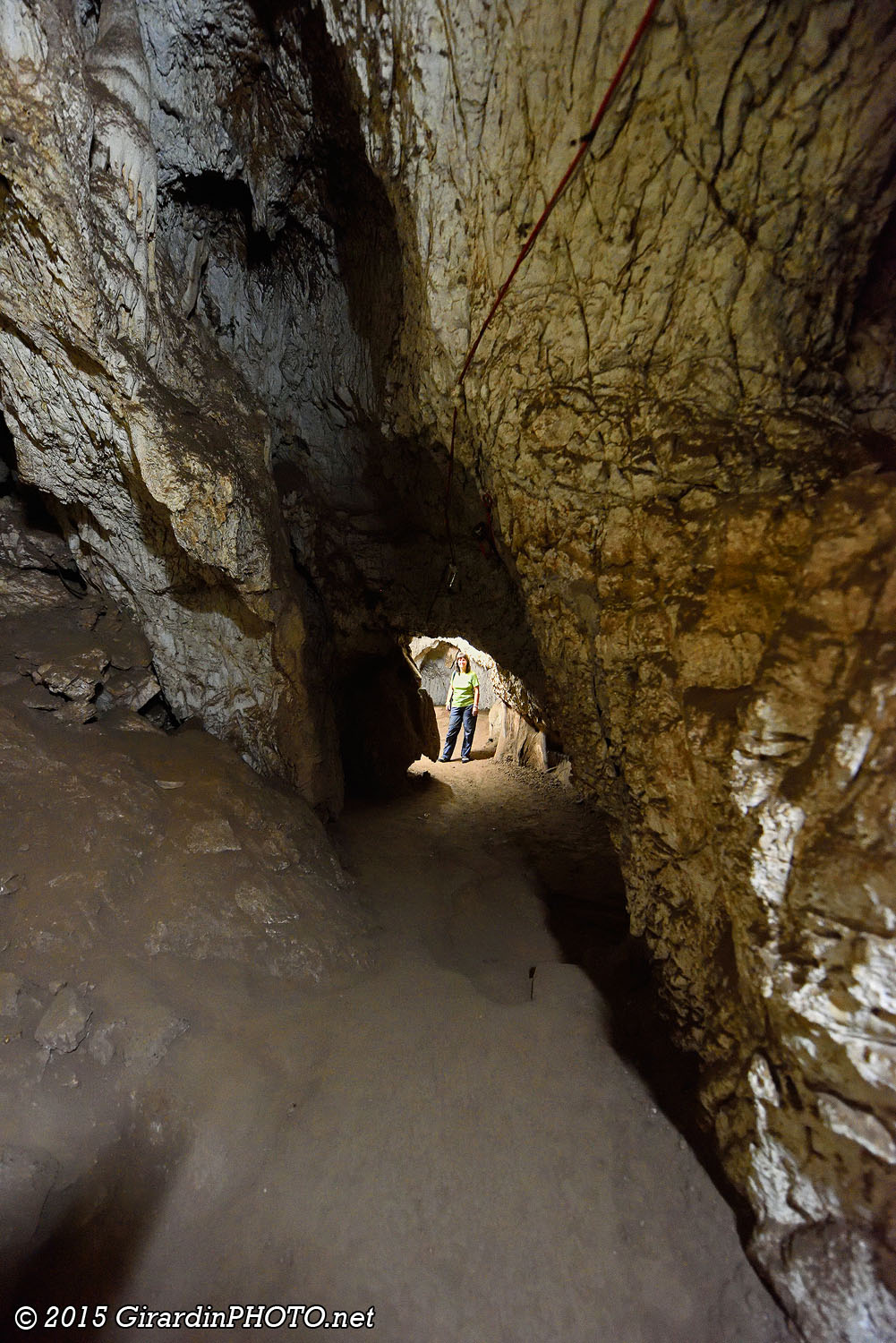 Tunnel pour arriver à Dark Cave