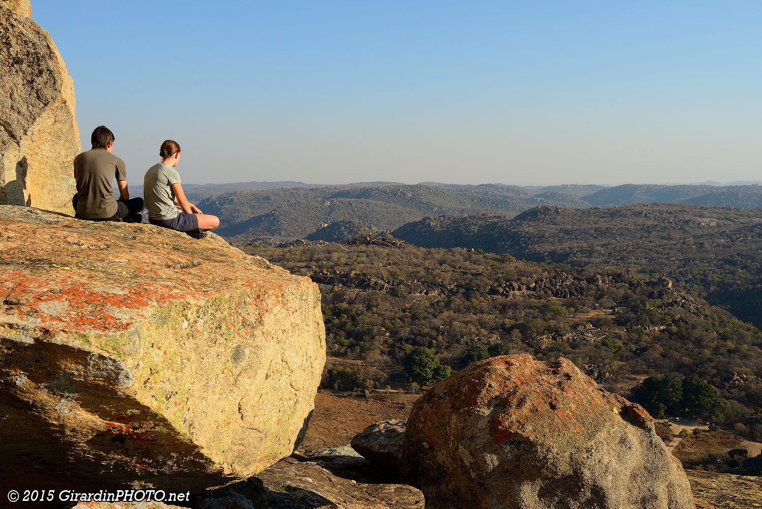 Petite pause pour admirer le paysage