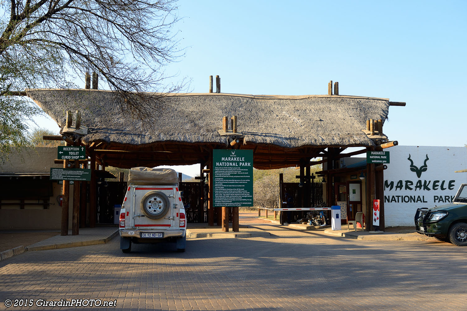 Entrée du Marakele National Park