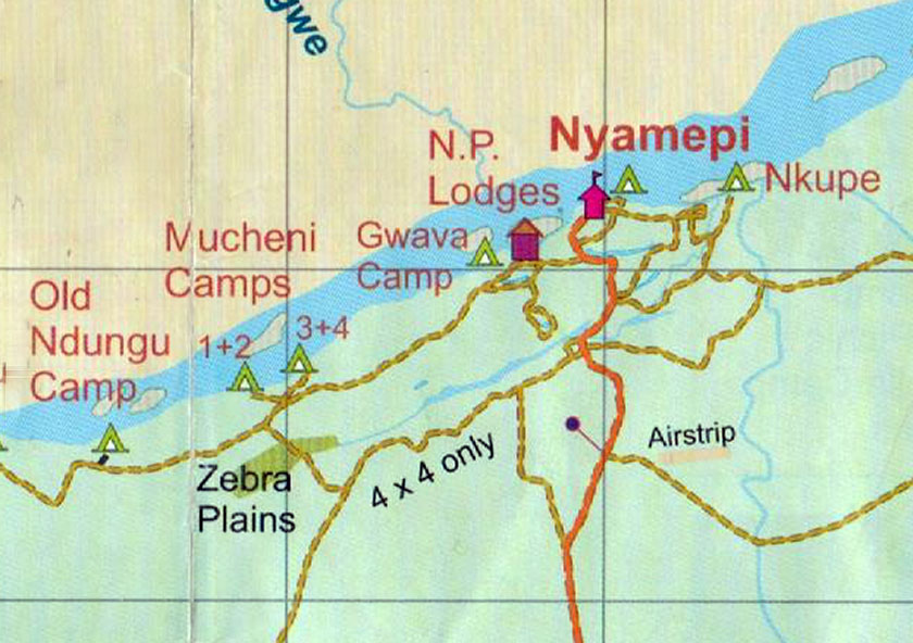 La région de Nyamepi Camp