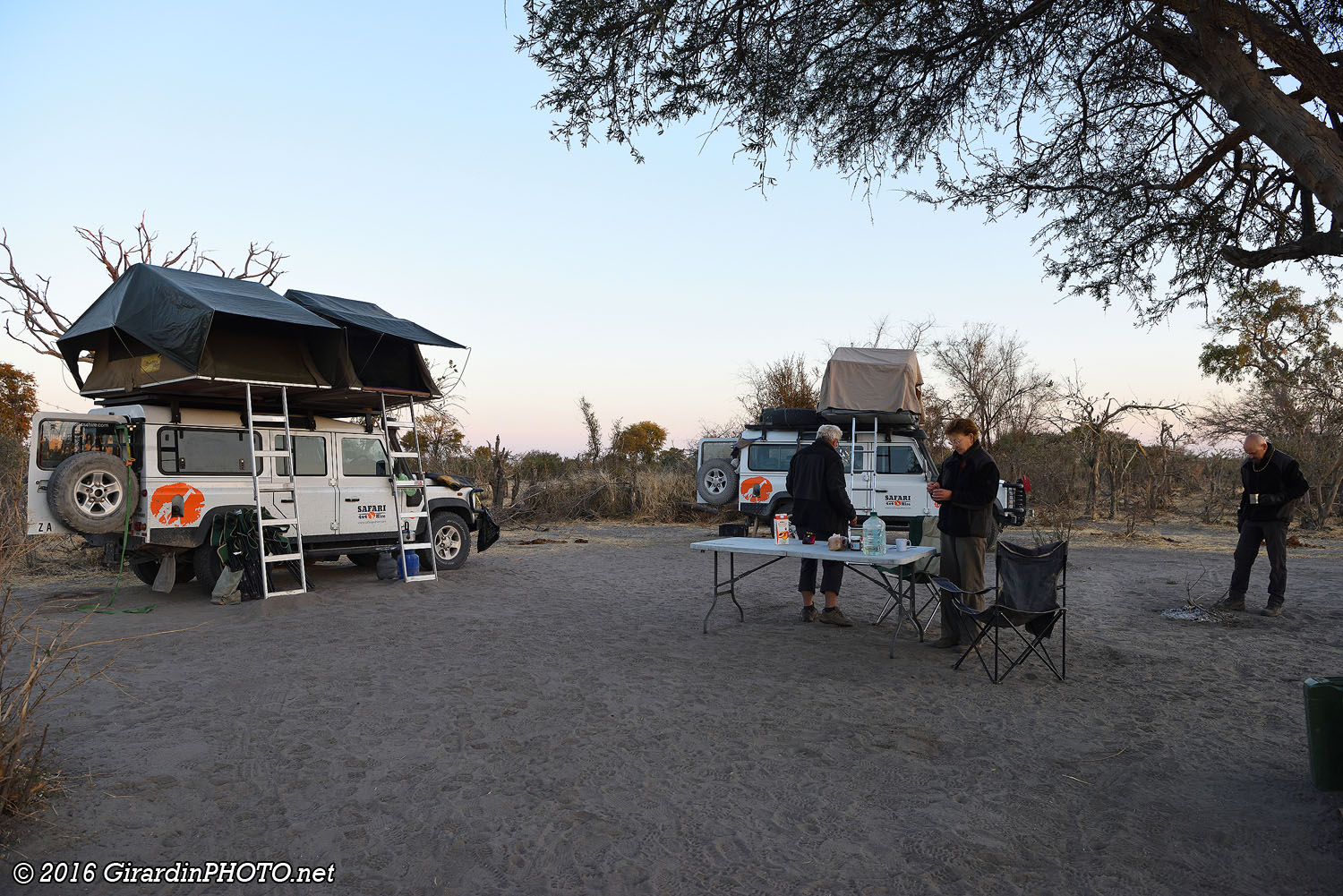 Installation du campement