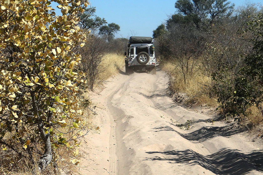 Piste très deep sand qui rejoint Xade Gate