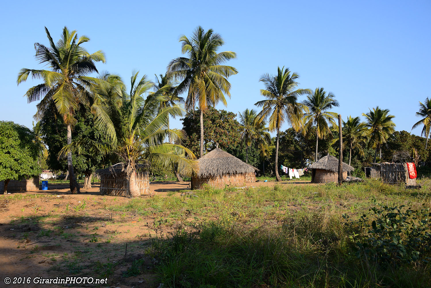 Habitation typique du Mozambique