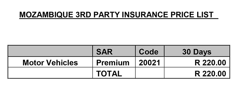 Third Party insurance