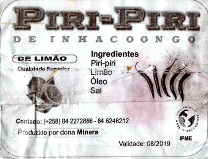 Piments du Mozambique