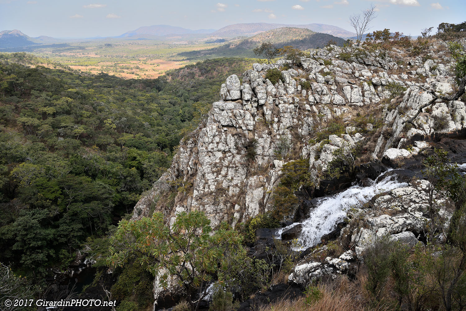 Escarpement Muchinga (altitude 1500 m)
