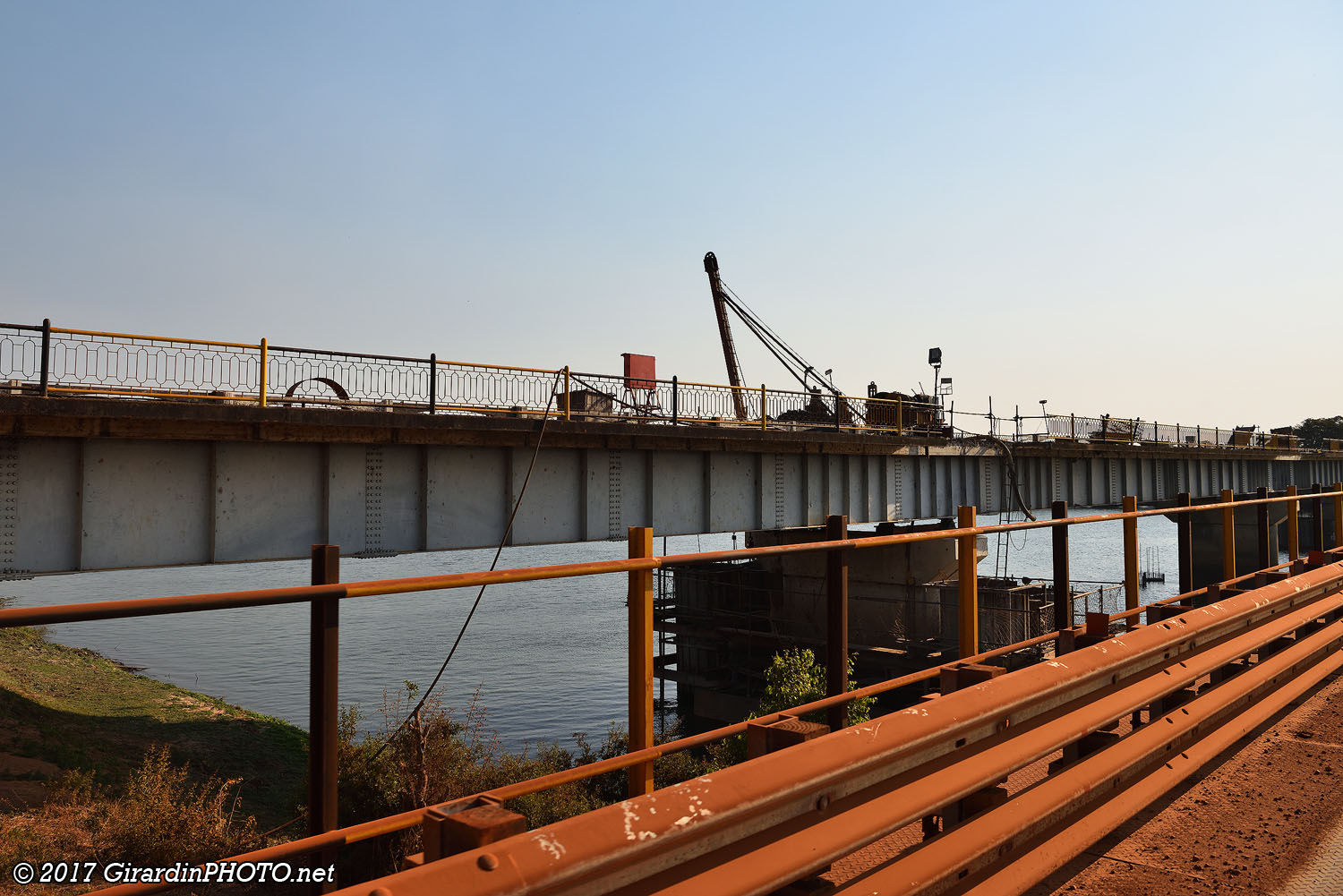 Travaux sur le Hook Bridge