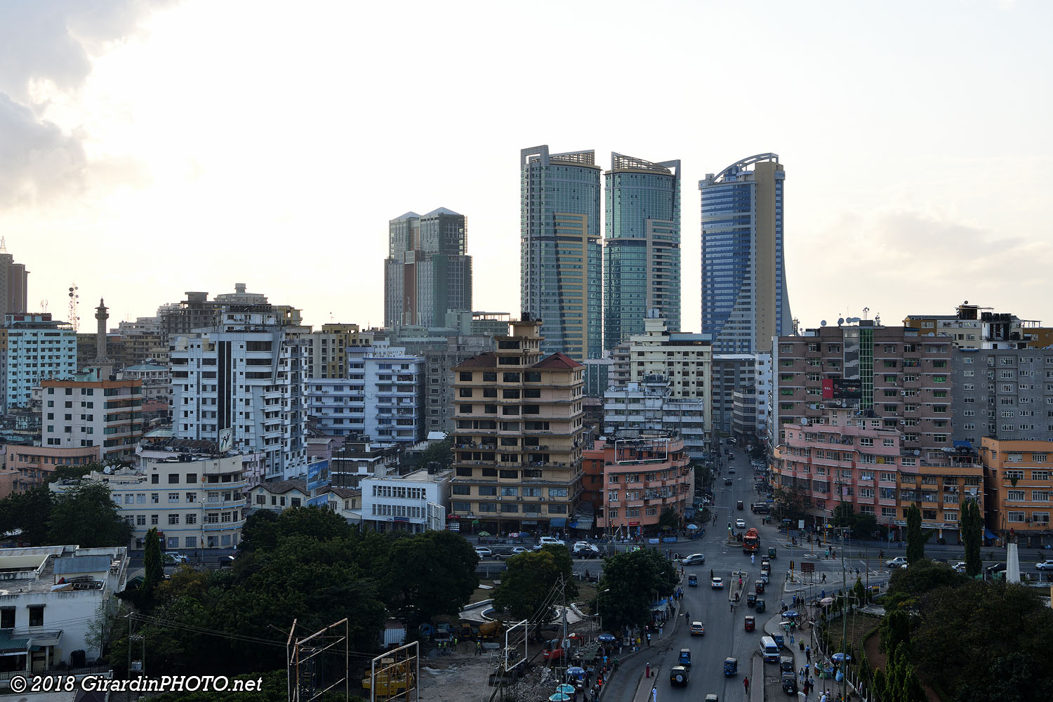 Vue depuis notre chambre au petit matin