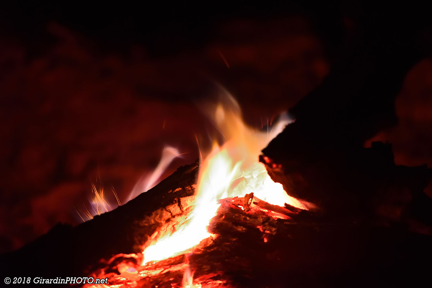 La chaleur d'un bon feu