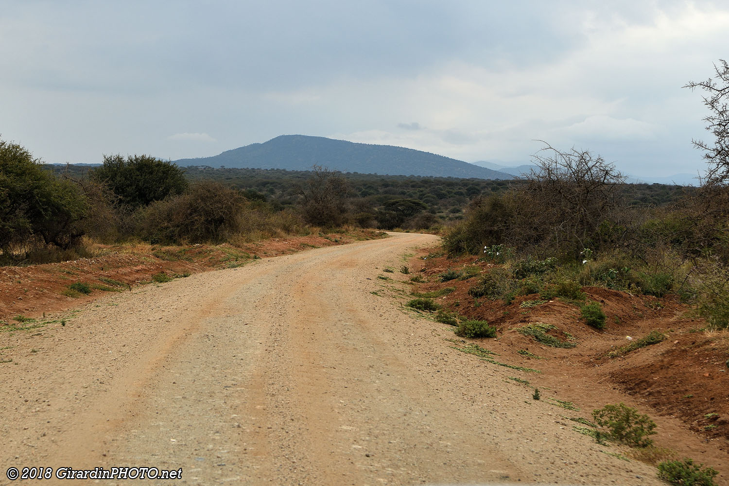 Piste pour le Lake Natron depuis Longido village
