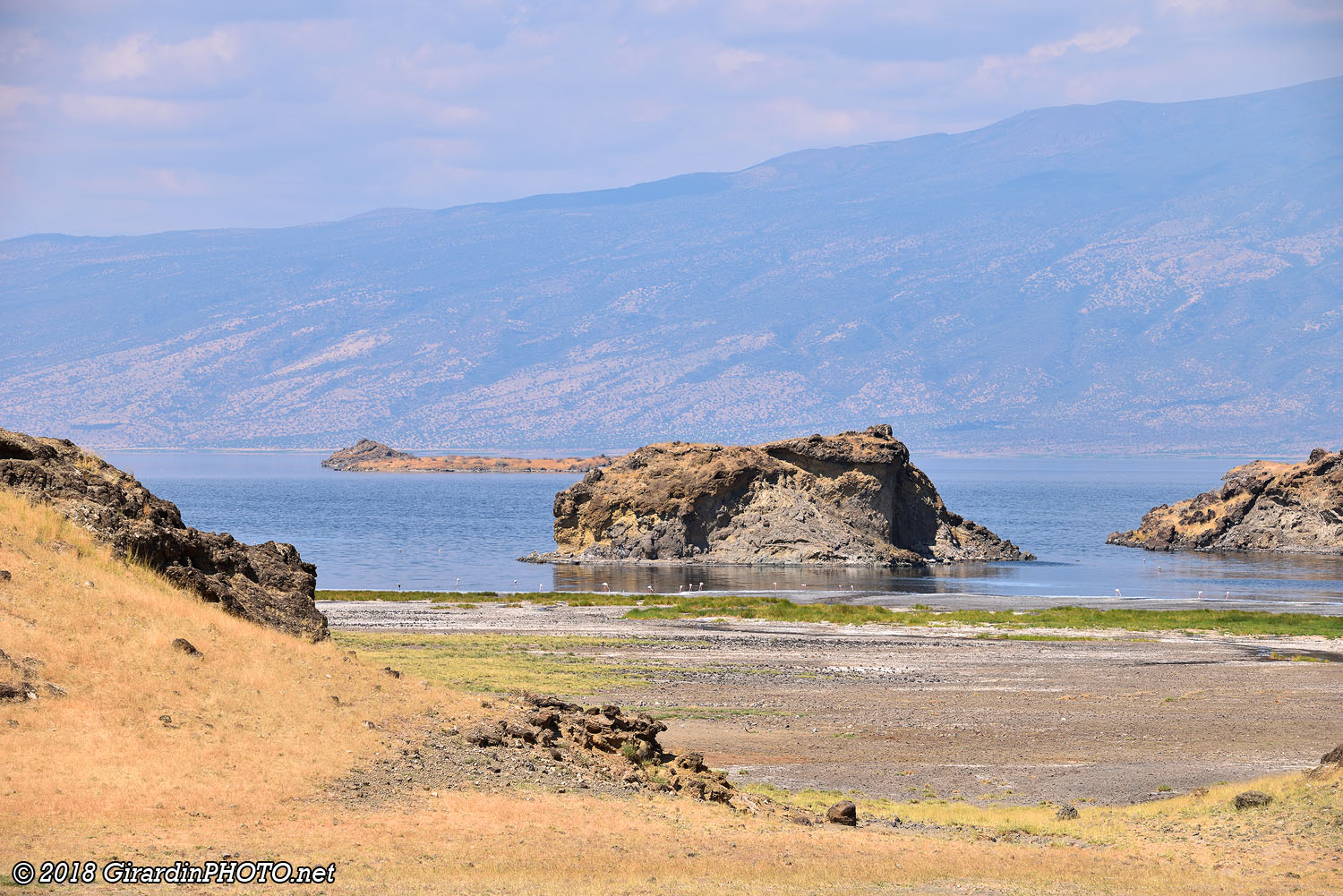Points de vue sur le Lake Natron