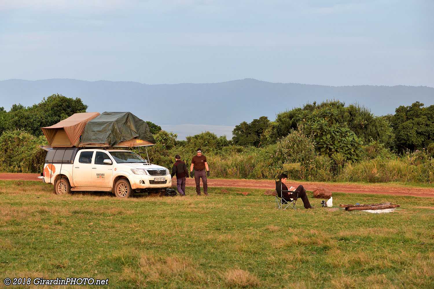 Installation du campement