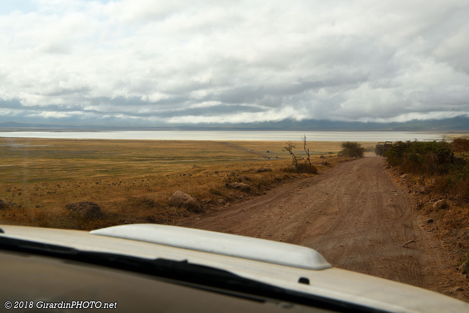 Descente sur le Lake Magadi