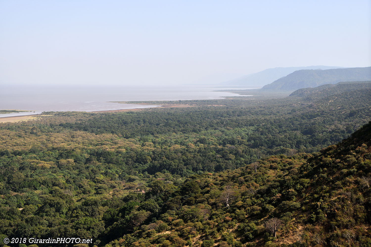 Point de vue sur le Lake Manyara