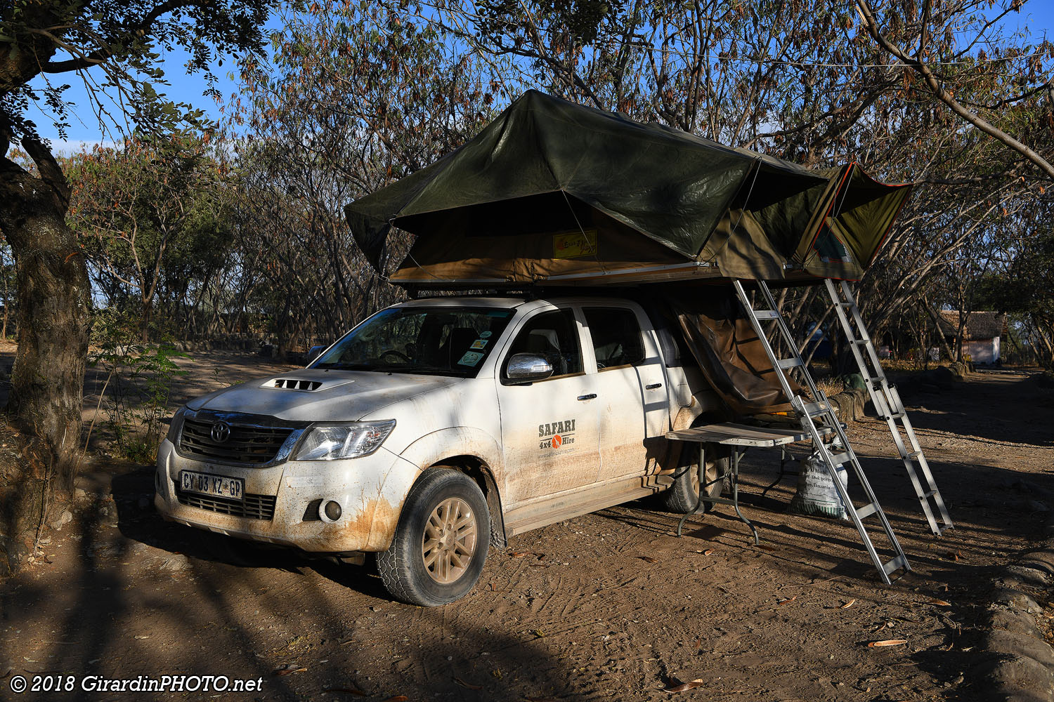 Notre installation au Zion Camp