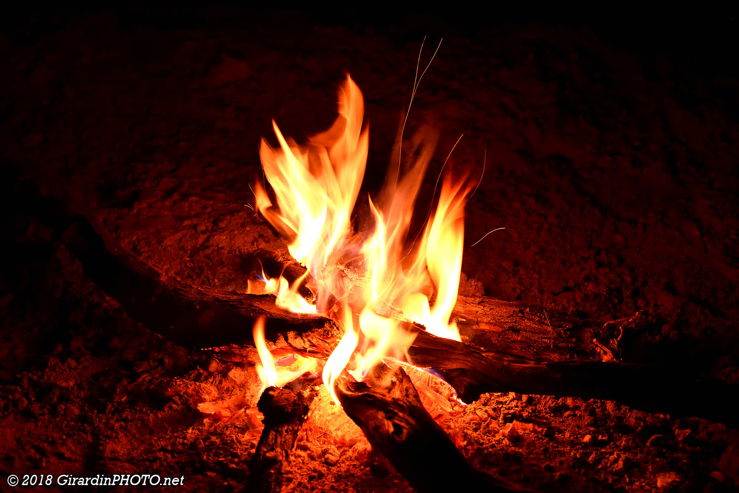 La chaleur d'un bon feu