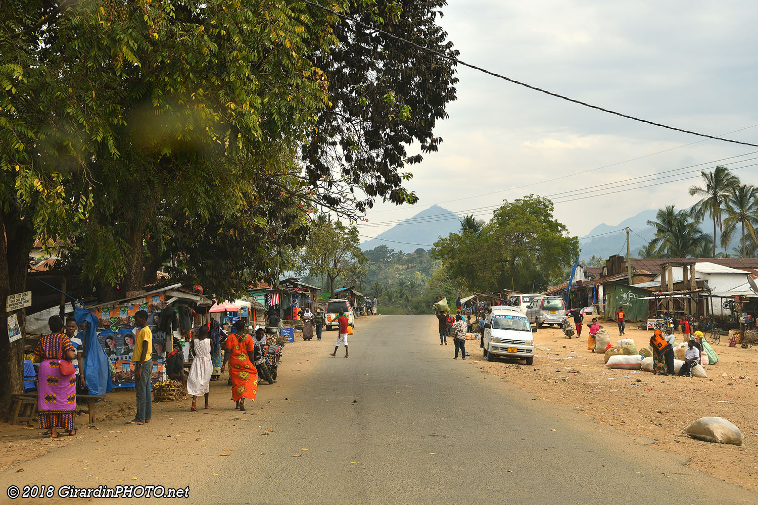Piste entre Morogoro et le nord du Selous