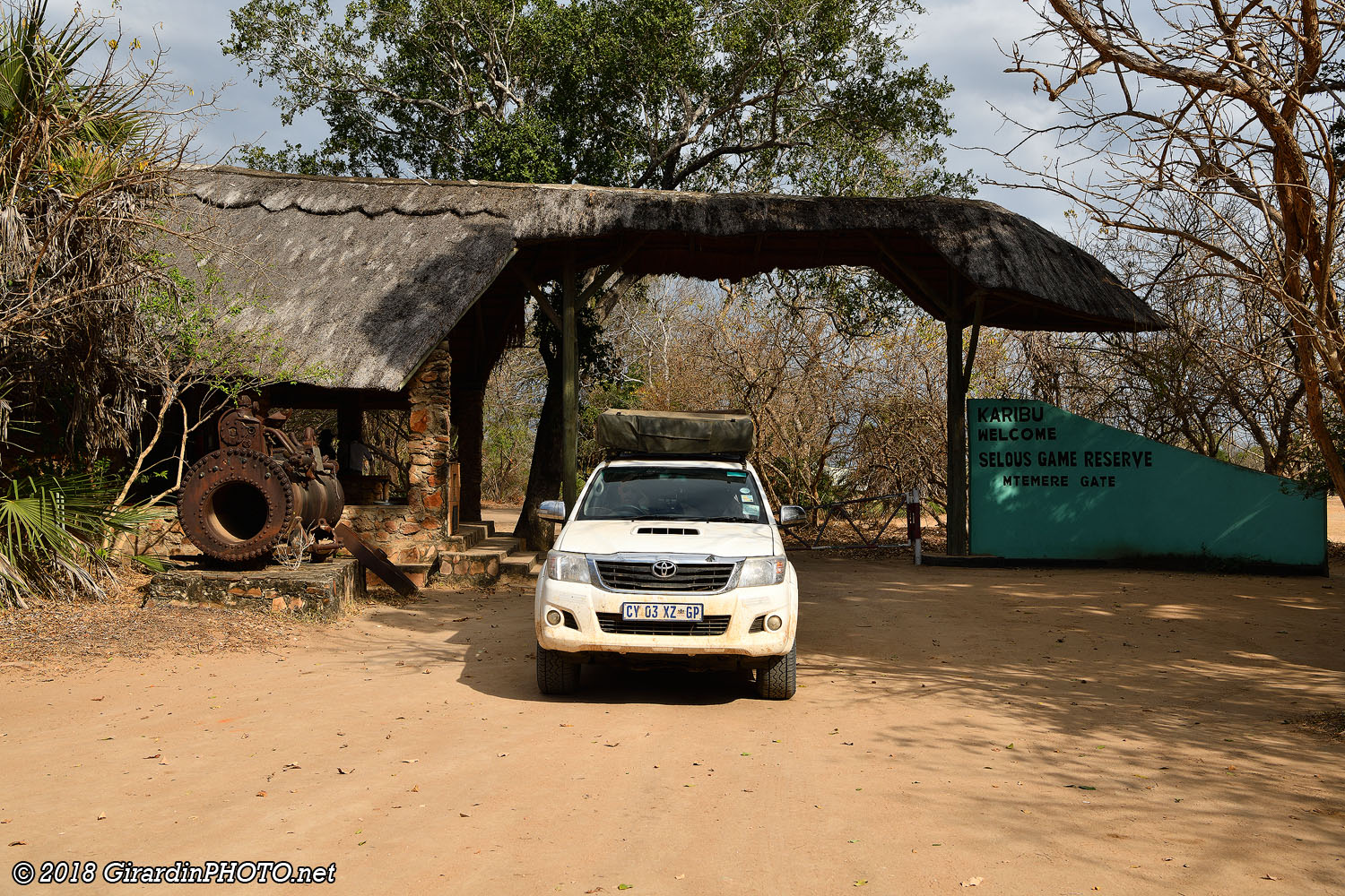 Sortie du Selous Game Reserve