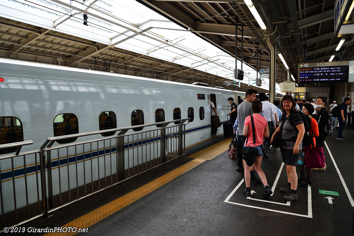 Départ d'Osaka en Shinkansen