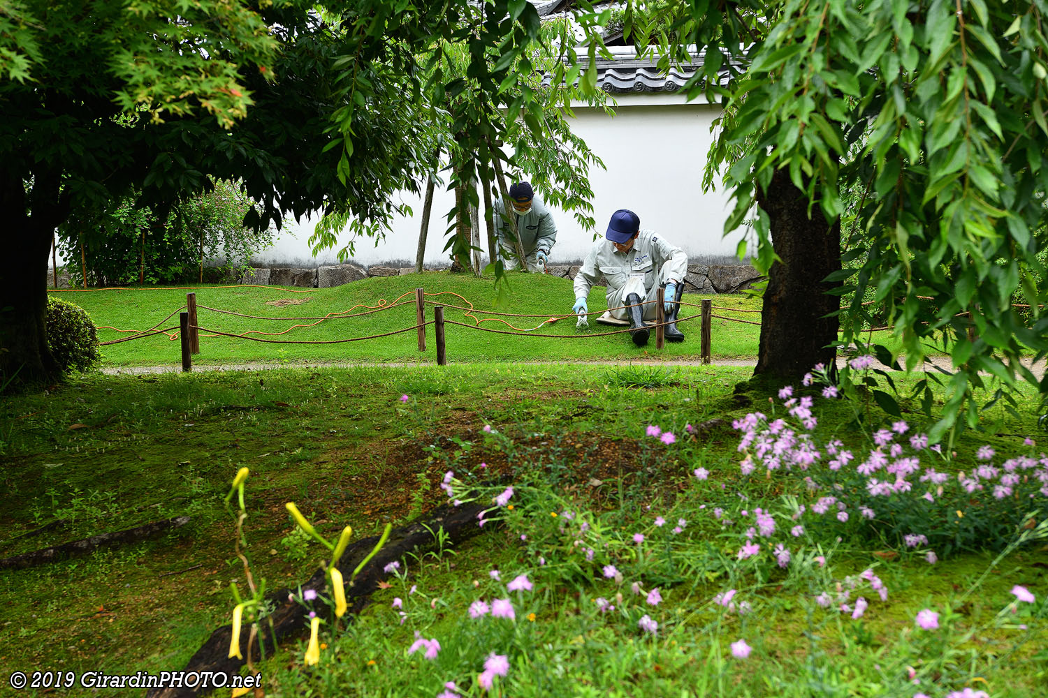 Jardiniers au travail