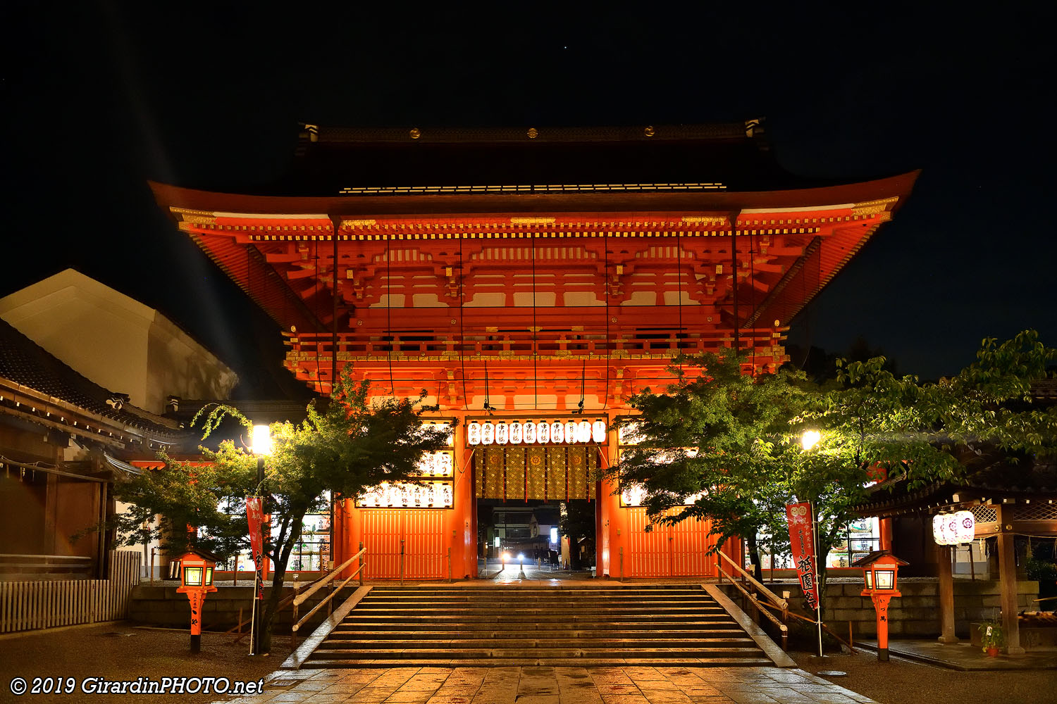 Minami-romon Tower Gate et Jupiter au dessus