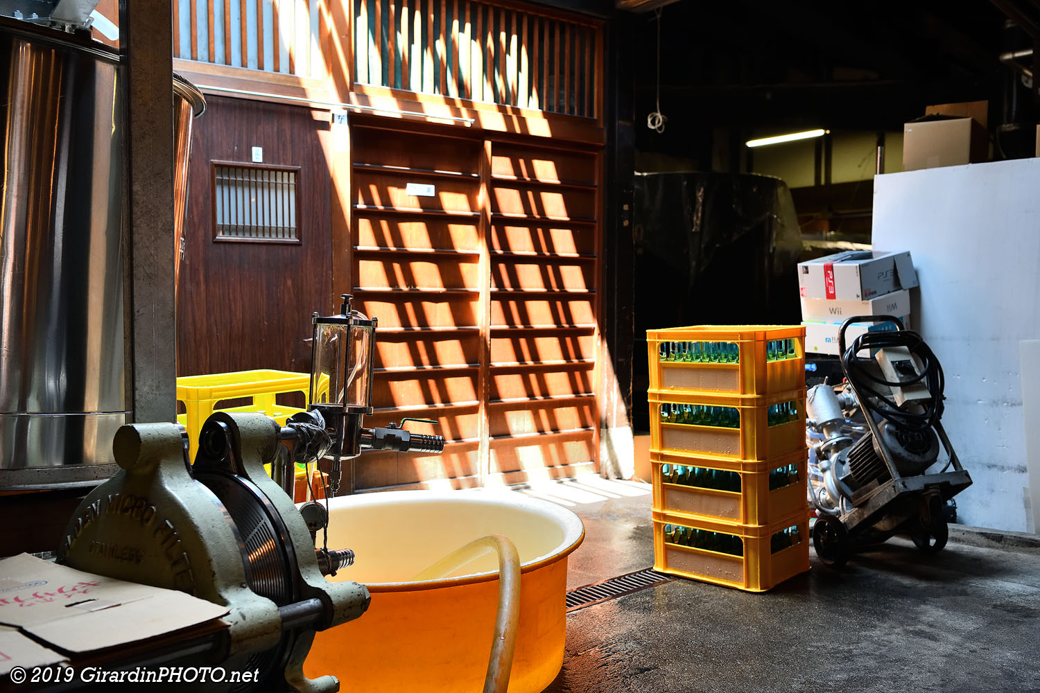 Petite visite gratuite à Harada Sake Brewery