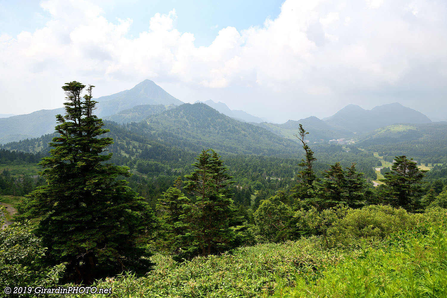 Vue depuis le Yokoteyama Drive-In