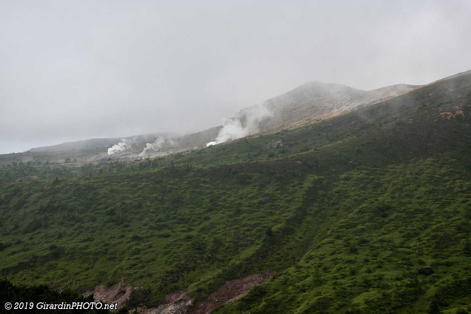 Activité sur le Mont Kusatsu-Shirane