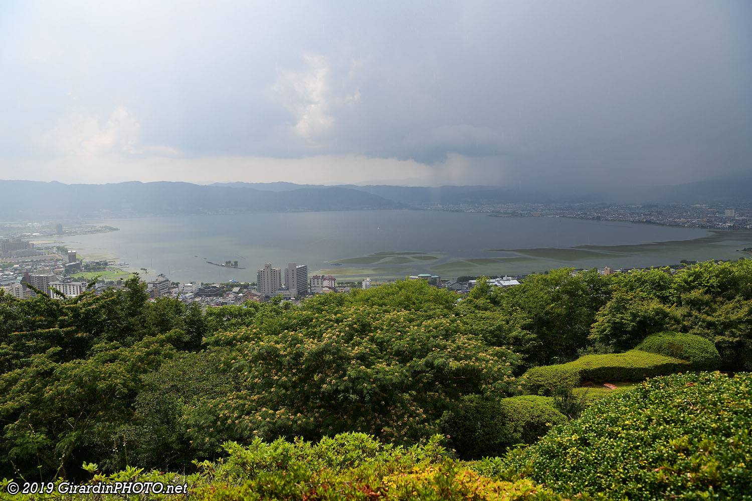 Lac Suwa depuis Tateishi Park