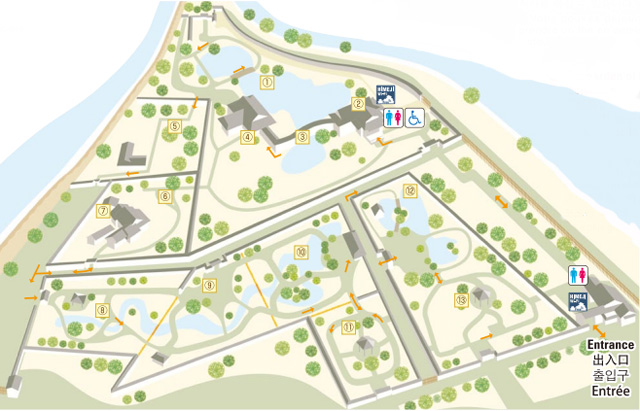 Plan du Kokoen Garden