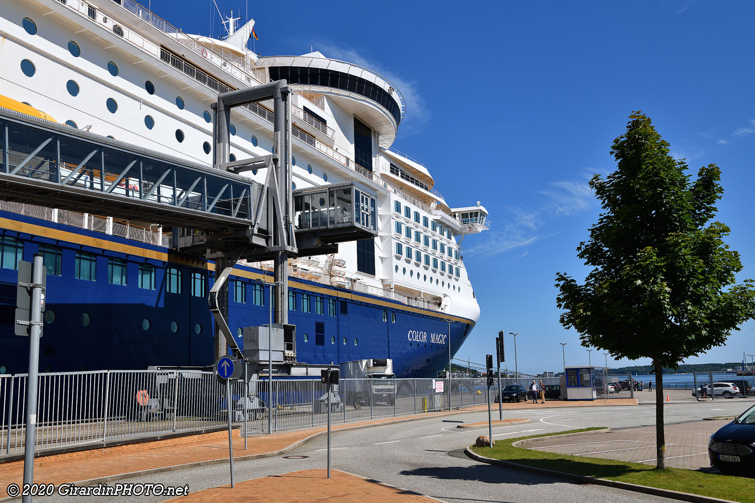 Notre ferry est prêt pour les 20 heures de traversée