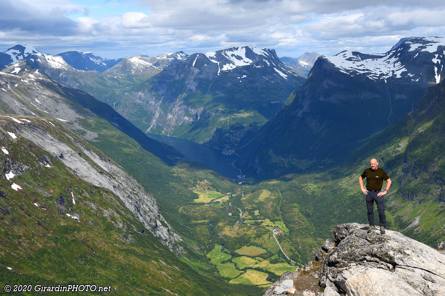 Vue sur le Geirangerfjord