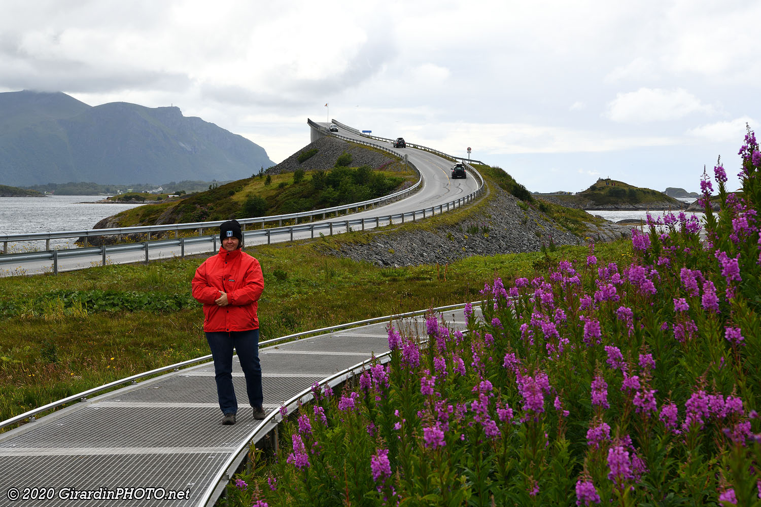 Chemin de randonnée surélevé de l'île d'Eldhusøya