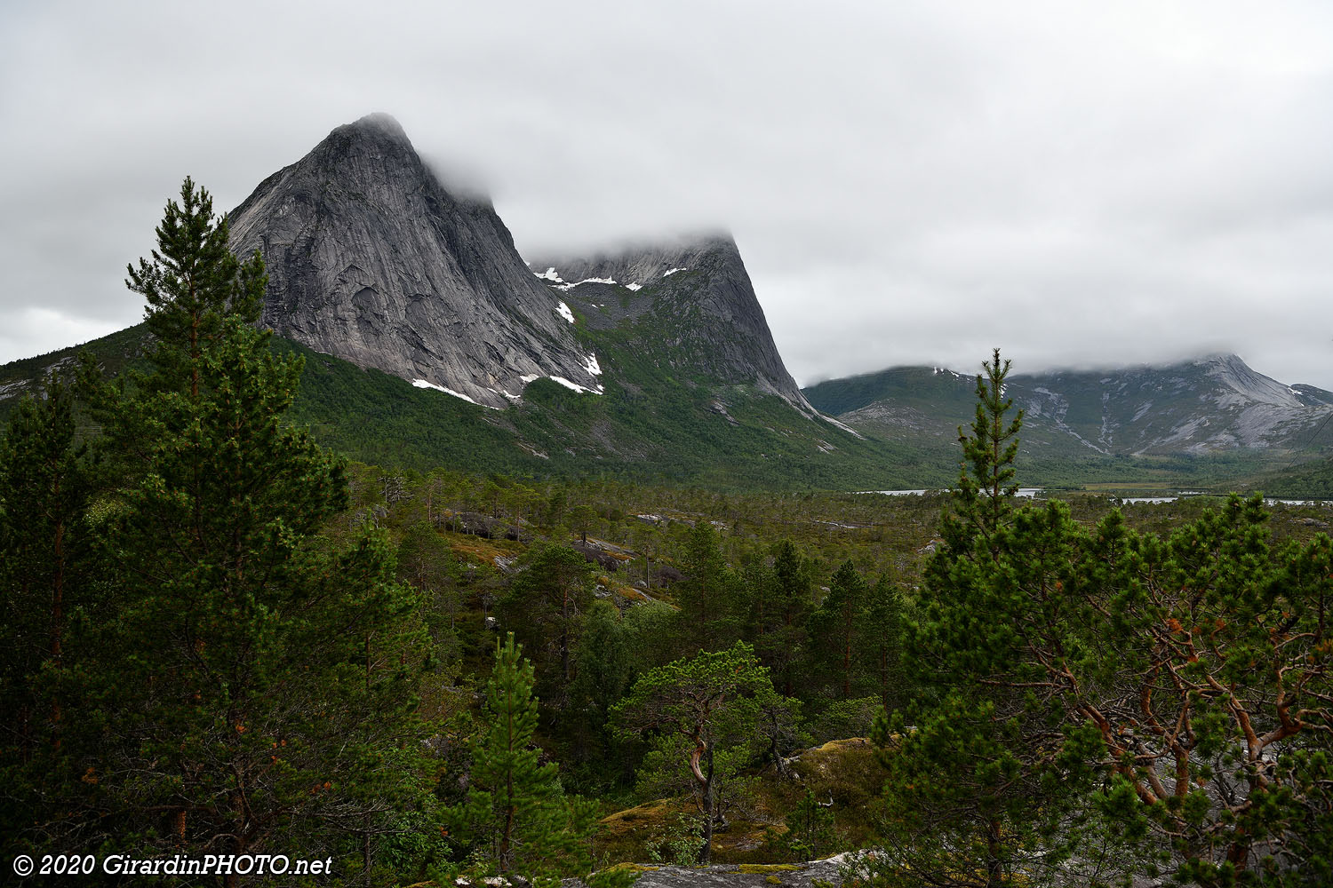 Route E6 en direction de Narvik