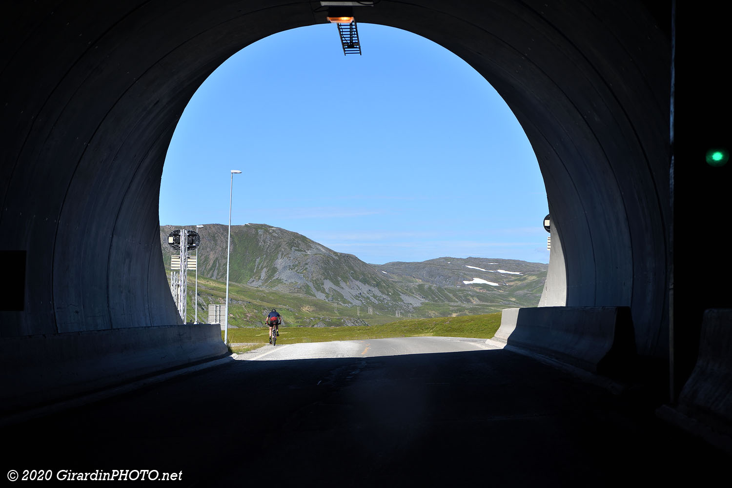 La sortie du tunnel : arrivée sur l'île de Magerøya
