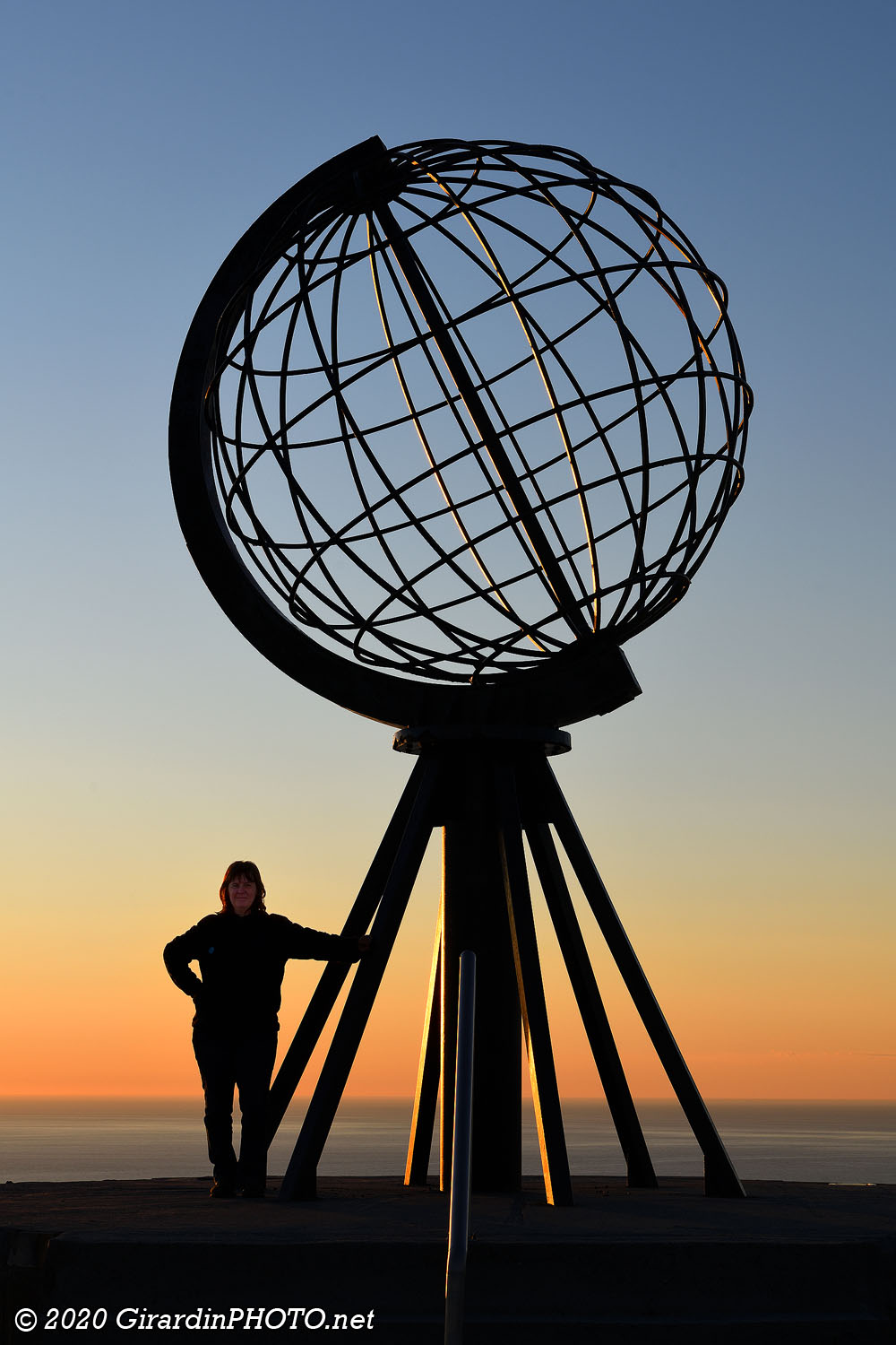 Le Globe (symbole du Cap Nord