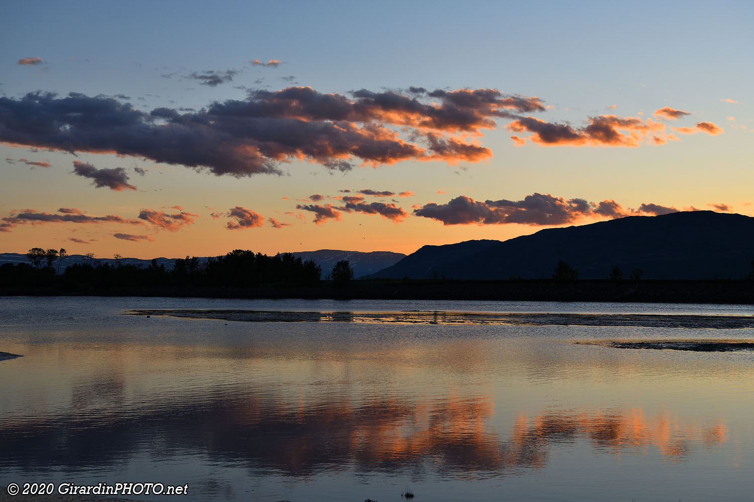 Deuxième coucher du soleil de la journée